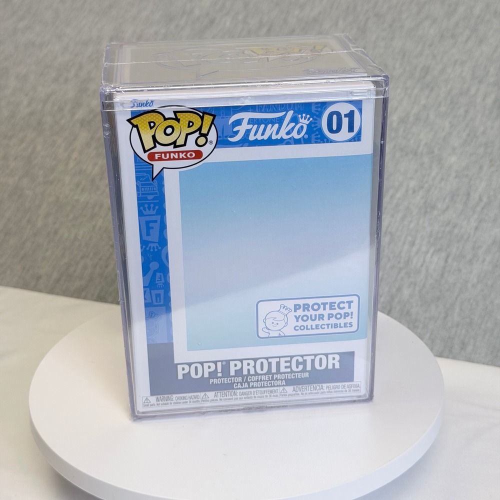 Funko Pop Protector 01 Hard Stack Clear Plastic Display Case for Vinyl Figures